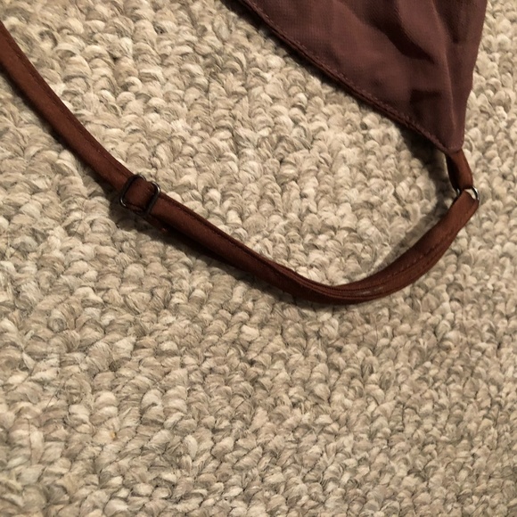 Banana Republic Rust Pleated Midi Dress - Picture 5 of 9